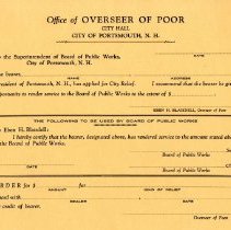 Office of the Overseer of Poor.